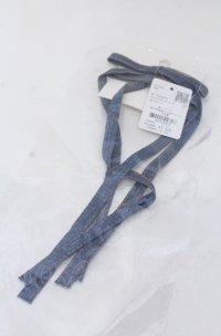 axes femme / デニムリボンクリップ  インディゴ O-25-04-27-067-AX-AC-OW-OS