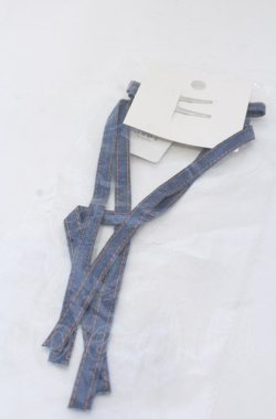 画像2: axes femme / デニムリボンクリップ  インディゴ O-25-04-27-067-AX-AC-OW-OS