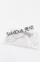 axes femme / 2wayネコキークリップ シルバー クリップ:縦2 クリップ:横6.5 チェーン:全長9.2 O-25-04-27-069-AX-ZA-OW-OS