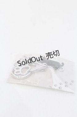 画像1: axes femme / 2wayネコキークリップ シルバー クリップ:縦2 クリップ:横6.5 チェーン:全長9.2 O-25-04-27-069-AX-ZA-OW-OS