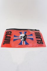 GLAVIL / クリアポーチ  レッド O-25-04-27-075-PU-ZA-IG-OS
