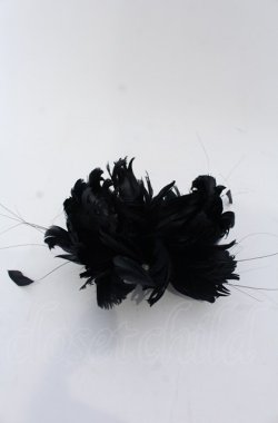 画像1: monomania / コサージュ  ブラック O-25-04-27-085-PU-AC-OW-OS