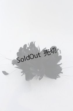 画像1: monomania / コサージュ  ブラック O-25-04-27-085-PU-AC-OW-OS