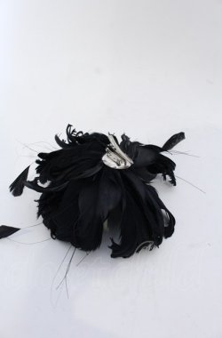 画像2: monomania / コサージュ  ブラック O-25-04-27-085-PU-AC-OW-OS