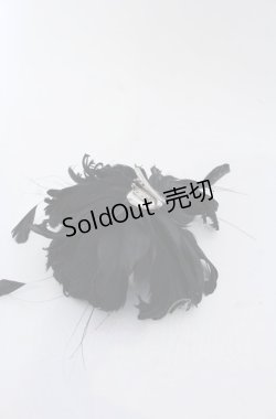 画像2: monomania / コサージュ  ブラック O-25-04-27-085-PU-AC-OW-OS