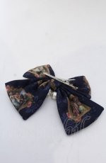 画像2: 【SALE】Inori / Versailles' Girlsリボンクリップ  ネイビー O-25-05-27-1022-LO-AC-OW-ZT444-F003 (2)