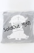 DimMoire / DimMoireロゴクッション 50ｃｍ×50ｃｍ（公式記載） ブラック O-25-04-27-091-PU-ZA-OW-OS