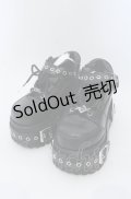 REFLEM / ボンテージデザインプラットフォームシューズ 23ｃｍ ブラック O-25-04-27-092-PU-SH-OW-ZT-K003
