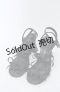 EATME / リボンサンダル M クロ O-25-04-27-093-LO-SH-OW-OS