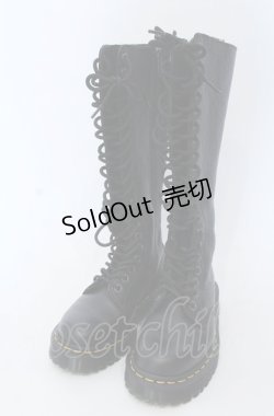 画像1: Dr.Martens （Getta Grip） / 20ホールブーツ UK3 ブラック O-25-04-27-094-PU-SH-OW-ZT