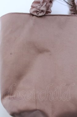 画像5: Maison de FLEUR / カメオレースフリルハンドルトートバッグ  ピンク O-25-04-27-013-LO-BG-IG-OS