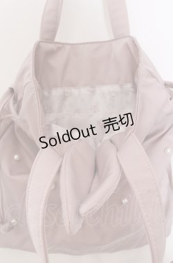 画像2: Maison de FLEUR / 《Easter》ラビットパールトートバッグ  ピンク O-25-04-27-014-LO-BG-IG-ZT-K020