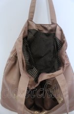 画像2: 【SALE】Maison de FLEUR / リボントートバッグ  ライトブラウン O-25-04-27-015-LO-BG-IG-ZTK021 (2)
