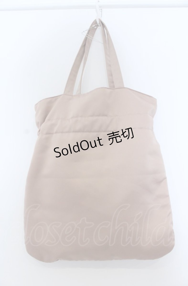 画像3: 【SALE】Maison de FLEUR / リボントートバッグ  ライトブラウン O-25-04-27-015-LO-BG-IG-ZTK021 (3)