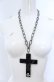 画像2: GLAVIL / BIGクロスネックレス  ブラック O-25-04-27-002-PU-AC-IG-OS (2)