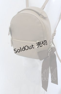 画像1: Maison de FLEUR / リボンMリュック  ベージュ O-25-04-27-017-LO-BG-IG-ZT-K021