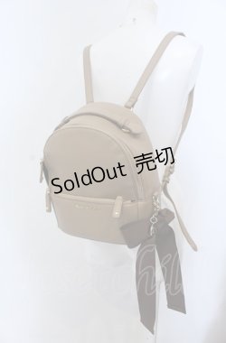 画像2: Maison de FLEUR / リボンMリュック  ベージュ O-25-04-27-017-LO-BG-IG-ZT-K021