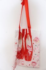 画像3: 【SALE】Rose Marie seoir / Sanrio characters etude ballet bag  ピンク×アカ O-25-04-27-019-EL-BG-IG-ZTK021 (3)