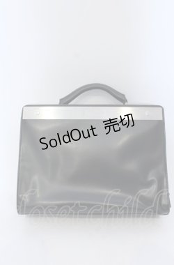画像1: artherapie / ATメタルプレート2 2WAYボックスショルダー 25ｃｍ×34ｃｍ×8.5ｃｍ（公式記載） ブラック O-25-04-27-023-GO-BG-OW-OS