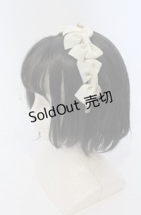 Melody BasKet / リボンいっぱいカチューシャ  アイボリー O-25-04-27-028-LO-AC-IG-OS