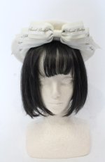 画像1: 【SALE】Amavel / ロゴリボンベレー帽  アイボリー O-25-05-29-1004-CA-AC-IG-ZTK004 (1)