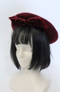 Maria pipi / ベルベットリボンベレー  ボルドー O-25-04-27-031-EL-AC-IG-OS