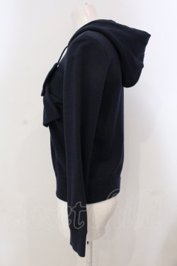 画像2: Jane Marple / リボンヨークのパーカー  ネイビー O-25-04-28-034-JM-TO-OW-OS