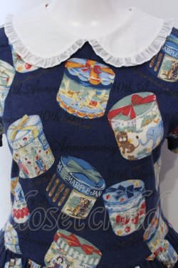 画像2: Jane Marple / アニバーサリーHAT BOXミニワンピース M ネイビー O-25-04-28-004-JM-OP-OW-OS