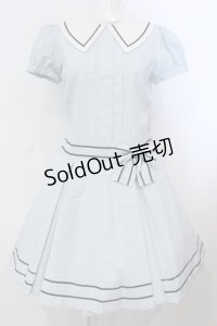 Innocent World / アリスンワンピース  サックス O-25-04-28-042-IW-OP-IG-OS
