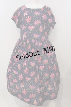 画像1: Jane Marple Dans Le Salon / Sun daisyタブリエドレス M パープル O-25-04-28-005-JM-OP-OW-OS