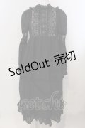 SERAPHIM / レースの庭園ドレス  クロ O-25-08-24-003-LO-OP-IG-ZY