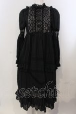 画像1: SERAPHIM / レースの庭園ドレス  クロ O-25-08-24-003-LO-OP-IG-ZY (1)