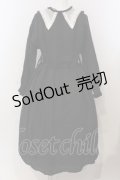 SERAPHIM / セシリアのワンピース（ショート丈）  クロ×シロ O-25-04-28-055-LO-OP-IG-OS