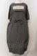 画像1: Jane Marple Dans Le Salon / Belgian linen puritan dress M グレー O-25-04-28-060-JM-OP-IG-OS (1)