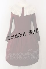 Jane Marple / バンデーラ天竺のワンピース M ワイン O-25-04-28-065-JM-OP-IG-OS