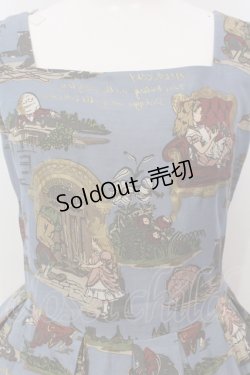 画像2: Jane Marple / Glass Aliceのスクエアドレス M ブルー O-25-04-28-066-JM-OP-IG-OS