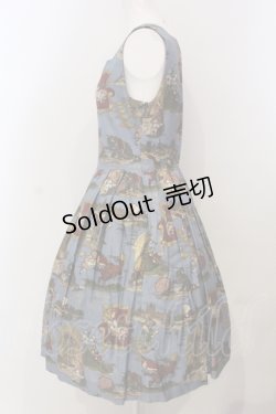 画像3: Jane Marple / Glass Aliceのスクエアドレス M ブルー O-25-04-28-066-JM-OP-IG-OS