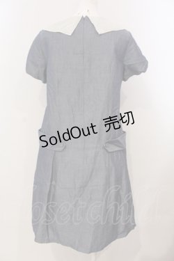 画像4: Jane Marple / 三角ヨークワンピース M アオ O-25-04-28-067-JM-OP-OW-OS