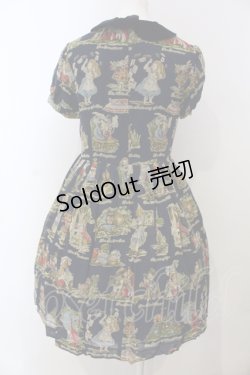 画像4: Jane Marple / アリスプリントのワンピース M ネイビー O-25-04-28-068-JM-OP-OW-ZT464