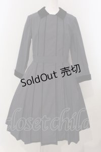 Jane Marple / ピンチェックのシスタードレス M ネイビー系 O-25-04-28-071-JM-OP-OW-ZT465