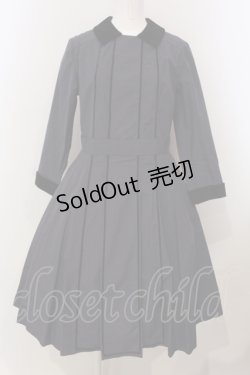 画像1: Jane Marple / ピンチェックのシスタードレス M ネイビー系 O-25-04-28-071-JM-OP-OW-ZT465