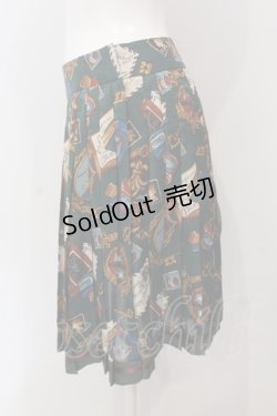 画像3: Jane Marple / オールドライブラリープリーツスカート M グリーン O-25-04-28-073-JM-SK-OW-OS