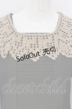 画像2: Jane Marple / レースヨークワンピース M チャコール O-25-04-28-074-JM-OP-OW-OS