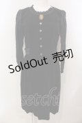 【SALE】Jane Marple / ベルベットワンピース（2008） M クロ O-25-04-28-077-JM-OP-IG-ZT465