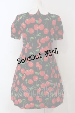 画像3: Jane Marple / Royal Cherryワンピース M クロ×アカ O-25-04-28-001-JM-OP-OW-OS