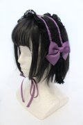 Amavel / 宮燈街の飴売り子ヘッドドレス  パープル O-25-04-28-080-CA-AC-OW-OS