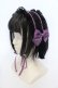 画像1: Amavel / 宮燈街の飴売り子ヘッドドレス  パープル O-25-04-28-080-CA-AC-OW-OS (1)