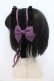 画像4: Amavel / 宮燈街の飴売り子ヘッドドレス  パープル O-25-04-28-080-CA-AC-OW-OS (4)