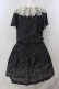 画像4: Jane Marple Dans Le Salon / ランダムドットレース襟ワンピース M ネイビー O-25-04-28-008-JM-OP-OW-OS (4)