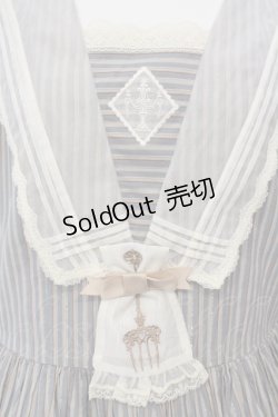 画像2: 仲夏物語 / ラメストライプワンピース L ブルーグレー系 O-25-04-28-011-EL-OP-OW-OS